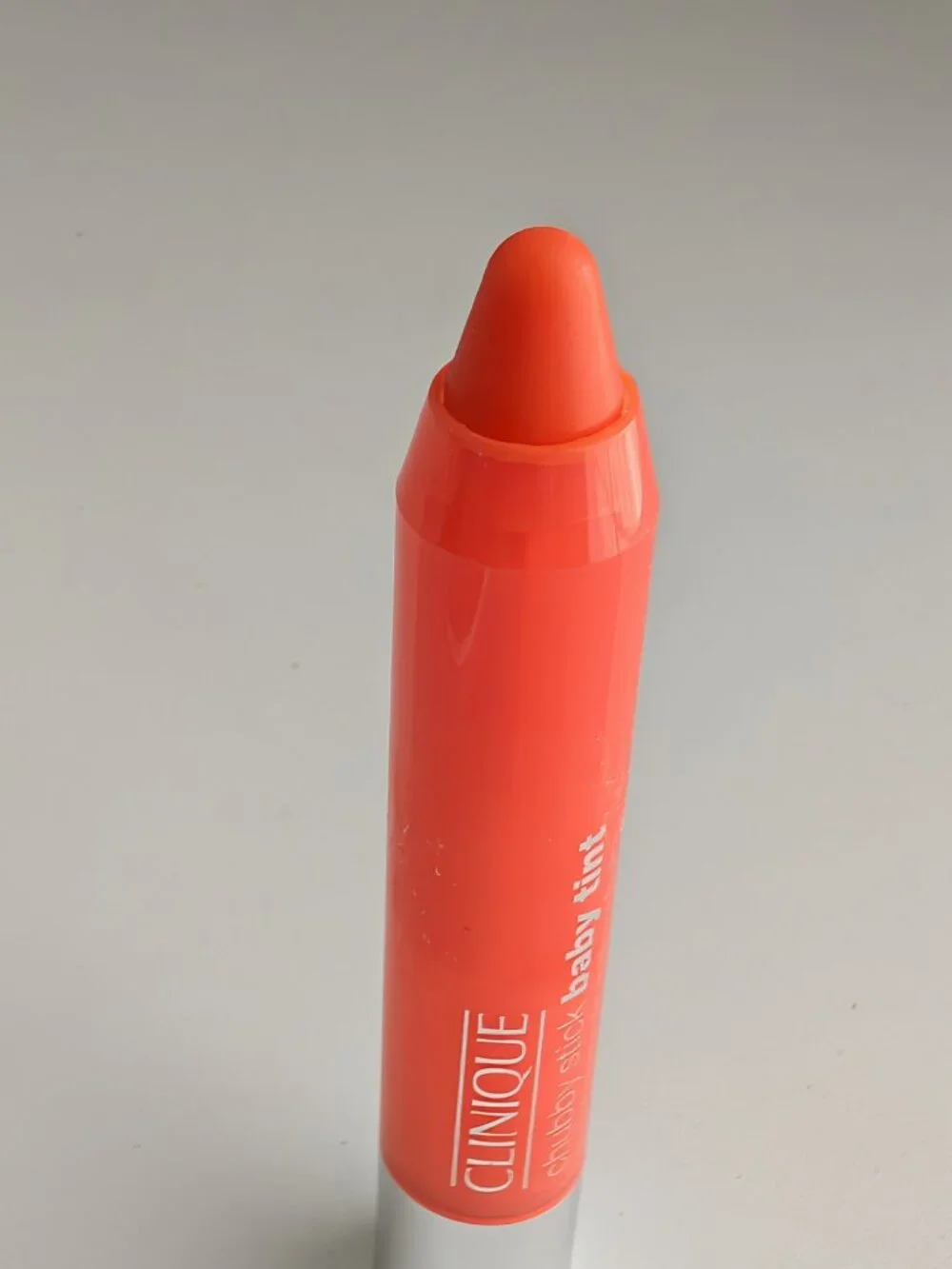 Clinique Chubby Stick Baby Tint Lip Color Balm in 01 Poppin Poppy .08oz/2.4g New